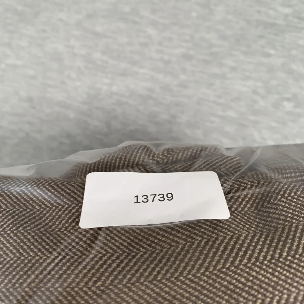 Banana‎ Republic Blazer Mens 46R Brown Herringbone Cotton Wool Sport Coat Italy